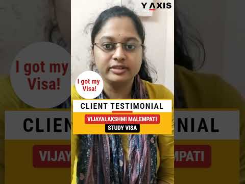 Testimonial - Vijayalakshmi Malempati - Study Visa